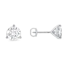 14K Gold 3.00 Carat Lab Grown Diamond Studs