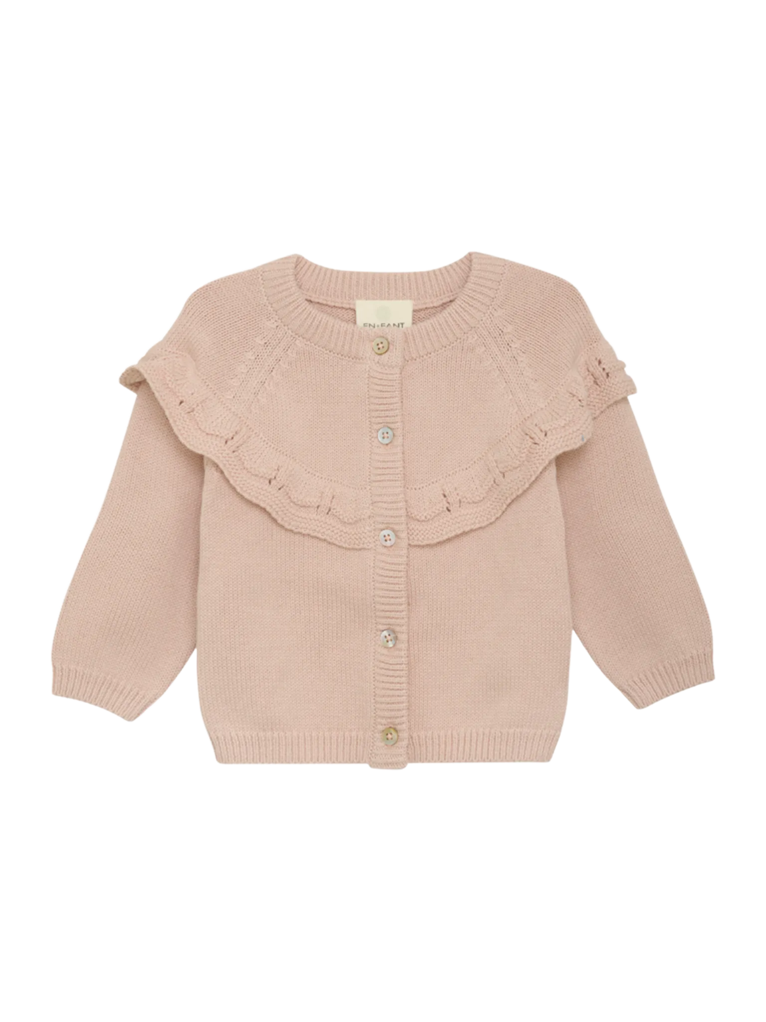 (210290) Cardigan Knit - Peach Whip