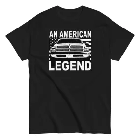 2nd Gen Truck T-Shirt With American Flag Design