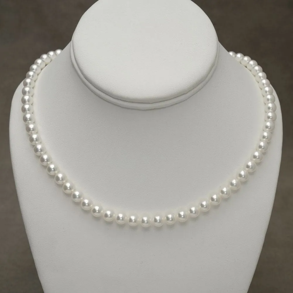 6.52-7.00 mm GIA Certified Hanadama Akoya Pearl Necklace