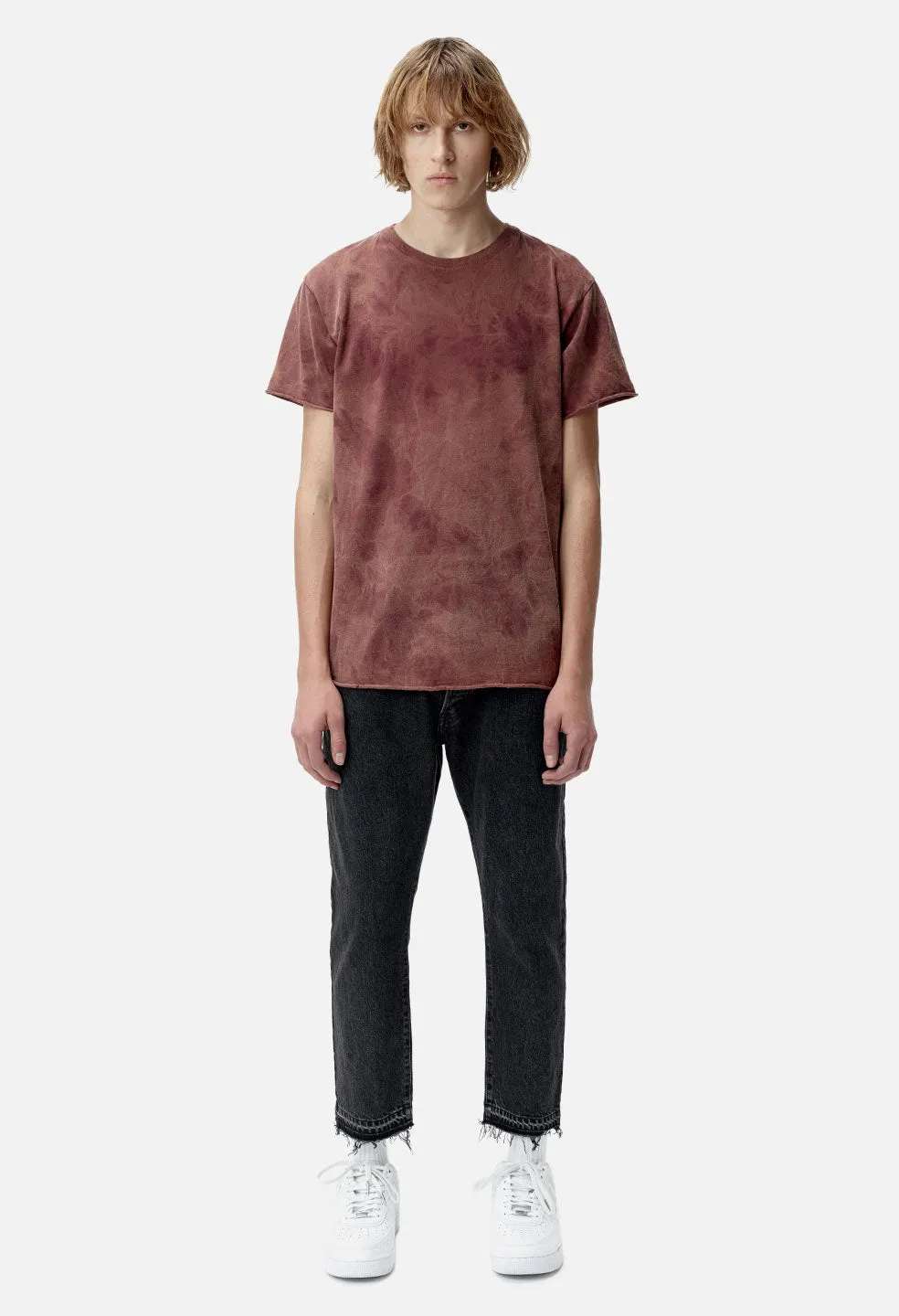 Anti-Expo Tee / Marble Burgundy