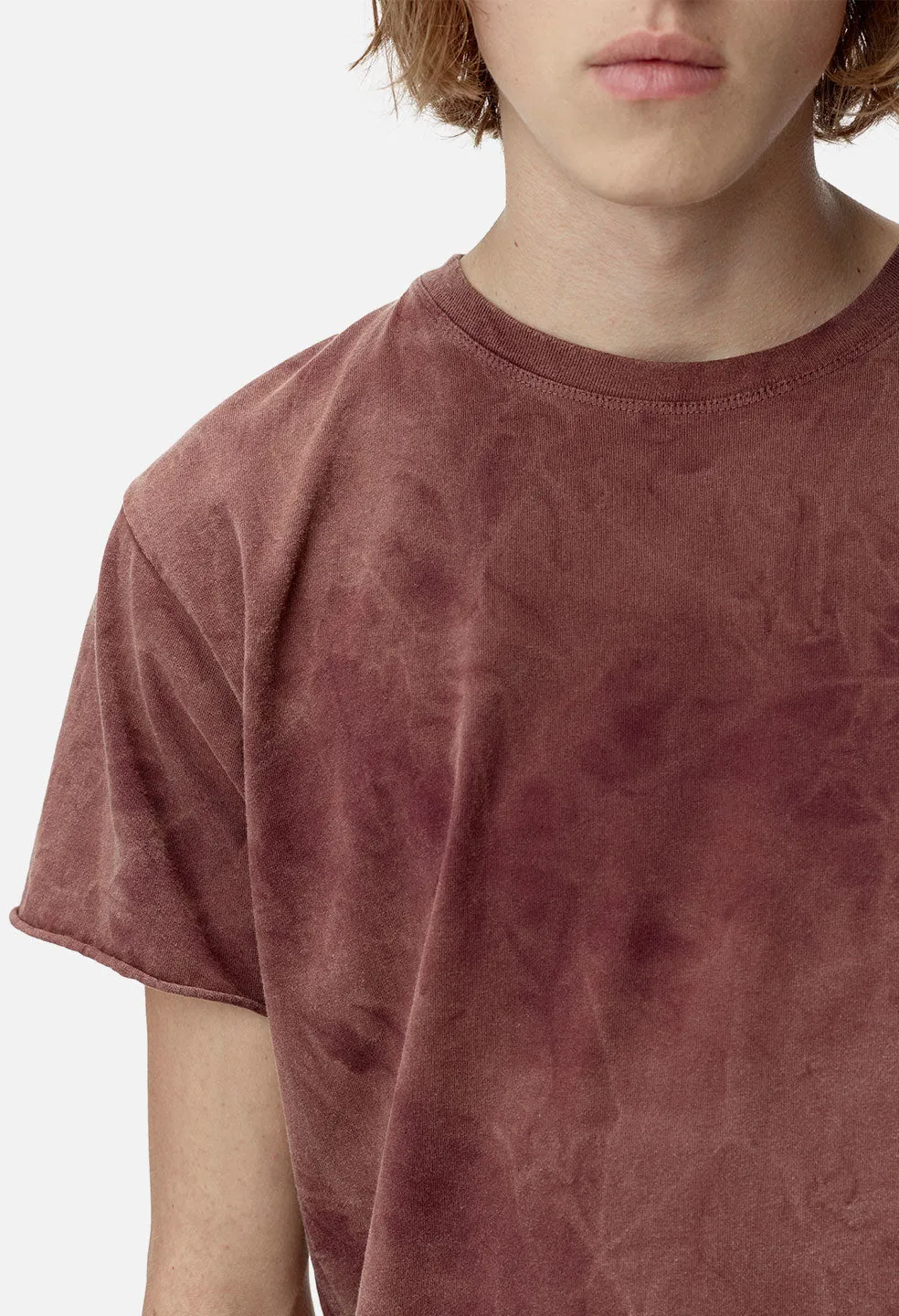 Anti-Expo Tee / Marble Burgundy