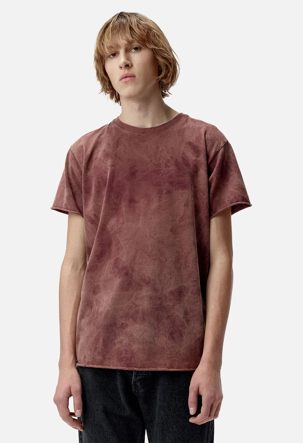 Anti-Expo Tee / Marble Burgundy