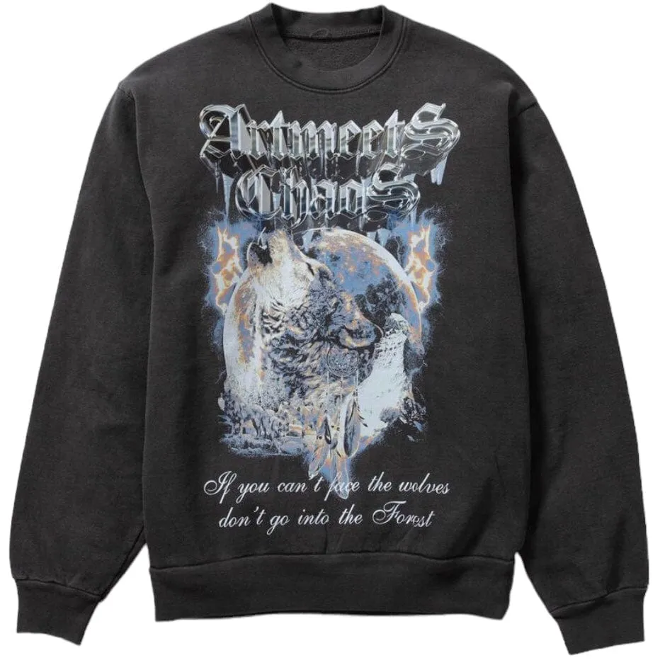 ArtMeetsChaos Dawn Of Chaos Crewneck (Dark Shadow) AMC081C