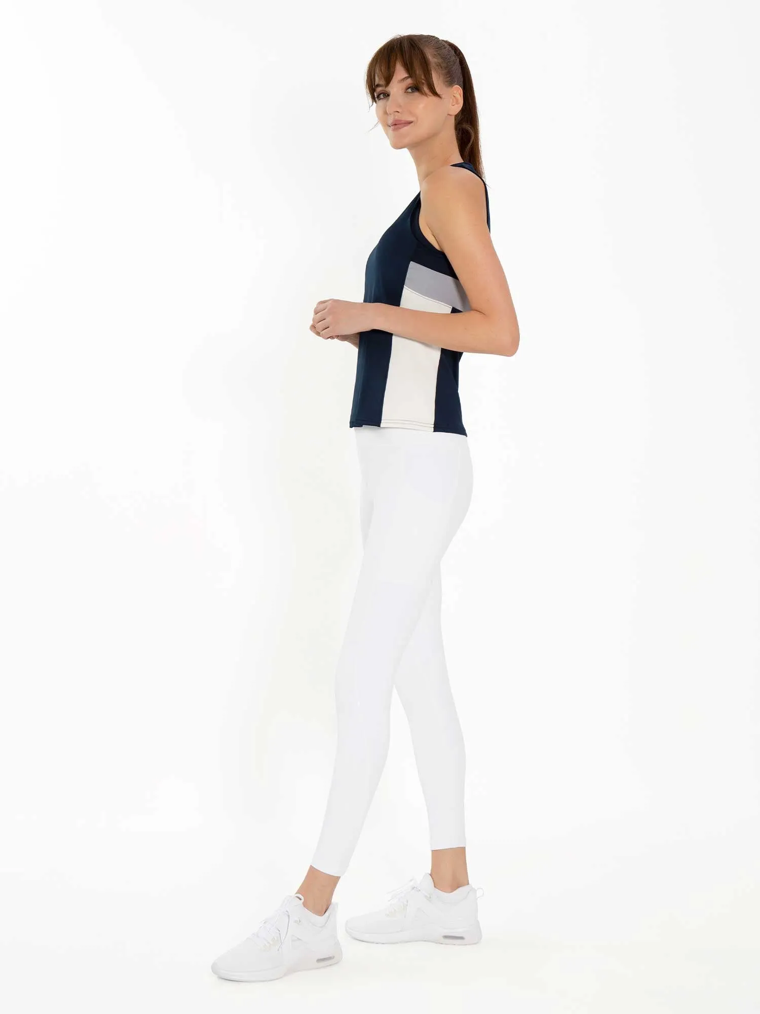 Ashley 7/8 Legging - White