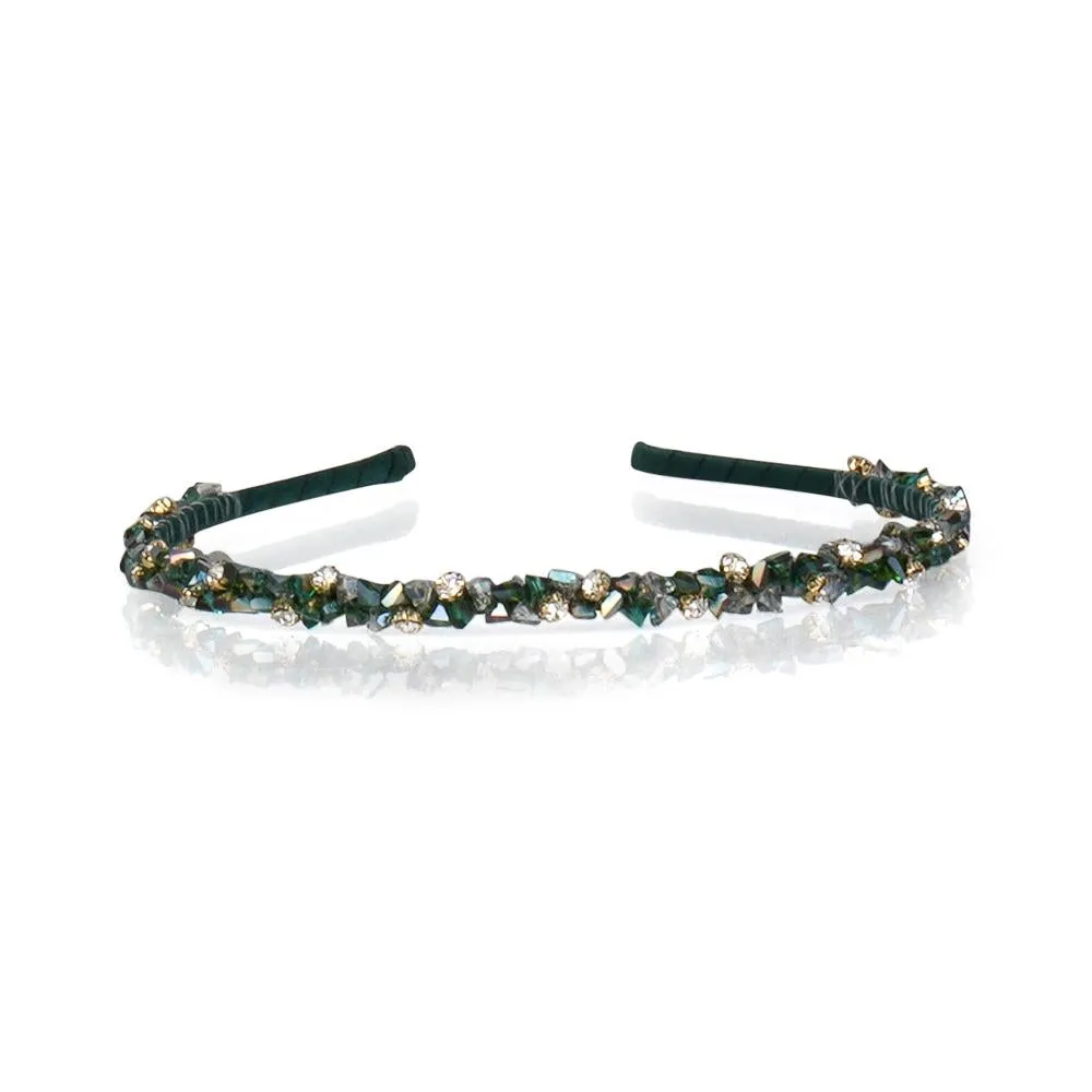 BEADED CRTYSTALS HAIRBAND