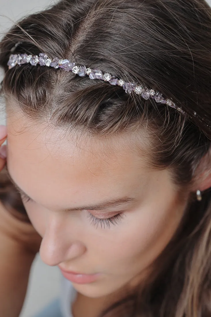 BEADED CRTYSTALS HAIRBAND