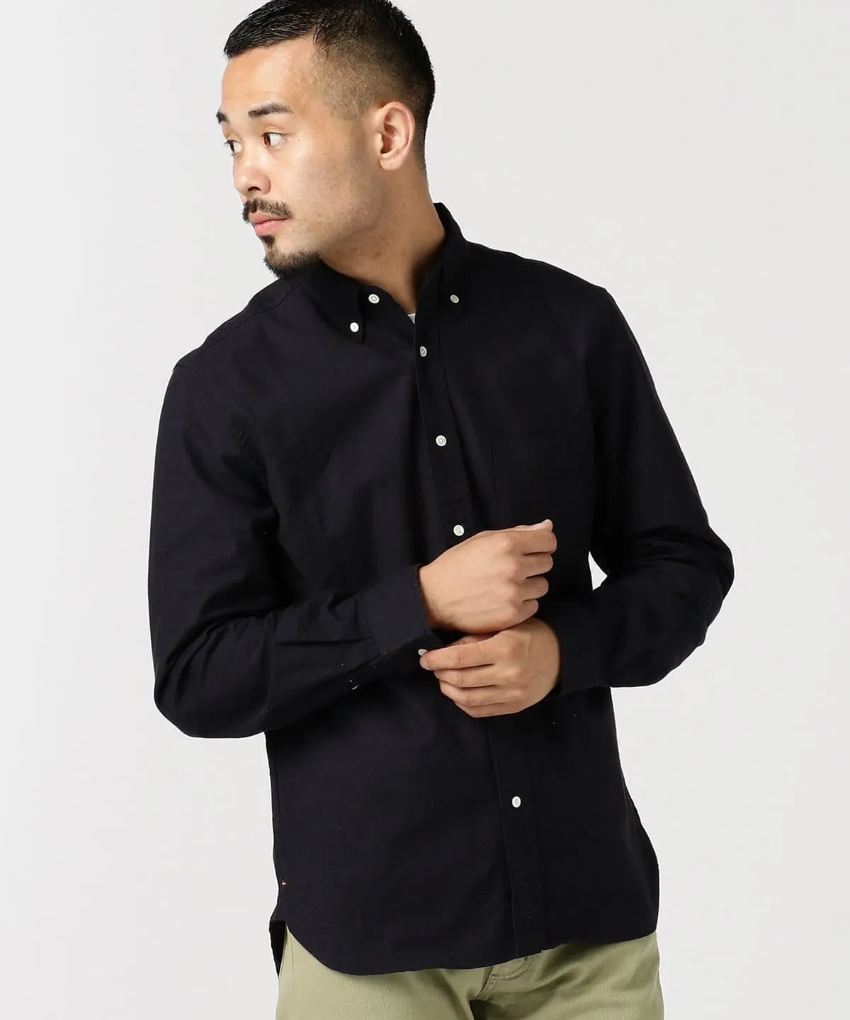 BEAMS PLUS B.D. Oxford Shirt Navy