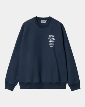 Carhartt WIP NYC Sweatshirt | Blue