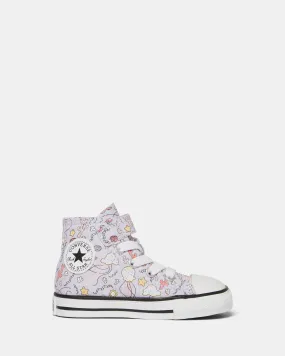 Chuck Taylor All Star 1V High Mermaids Infant Vapor Violet/Aqua Mist/White