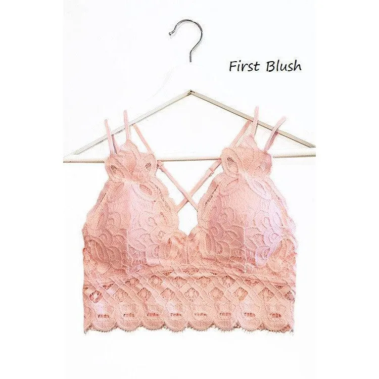 Crochet Lace Bralette (CHOOSE YOUR COLOR)