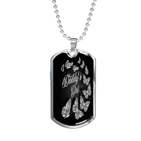 Daddy's Girl Dog Tag Necklace