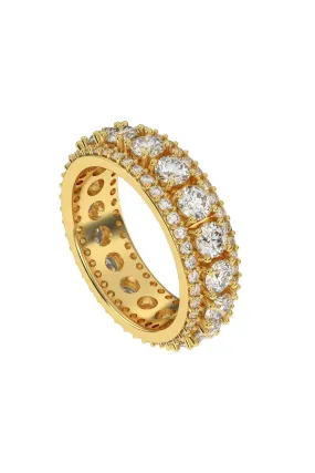 Diamond King Ring Gold