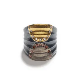 Dual Ripples Ring