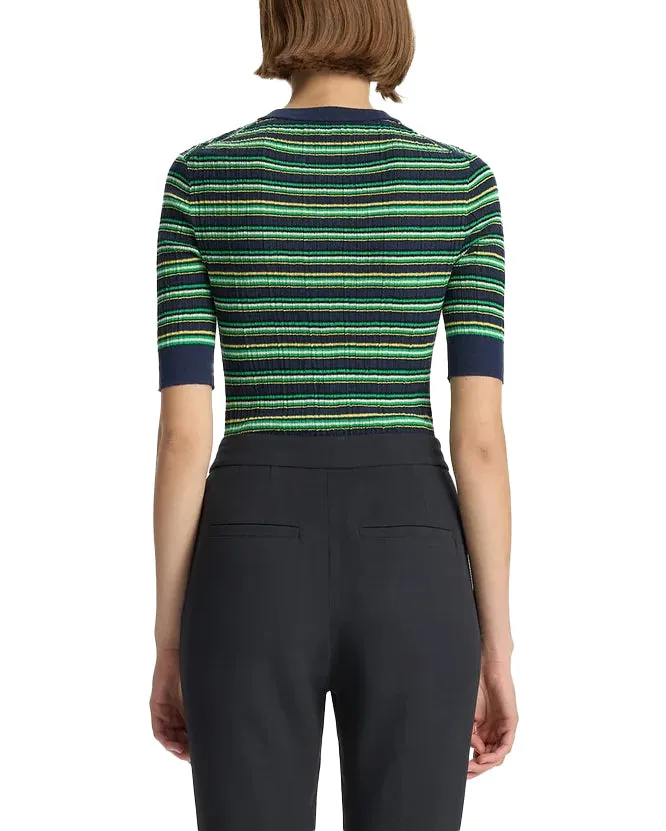 Fisher Top (Navy/Green Multi)