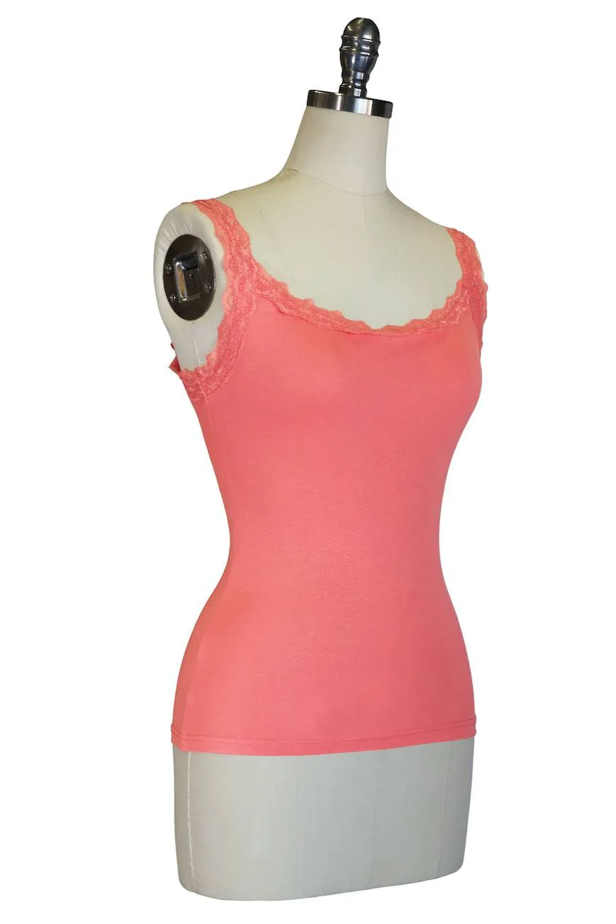 Follies D'Amour Singlet (Peach Pink)