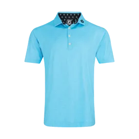 FootJoy Texture Print with Trim Pique Self Collar