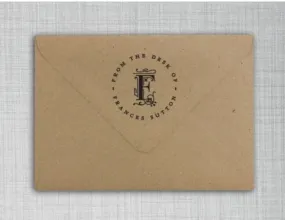 Frances Return Address Stamp