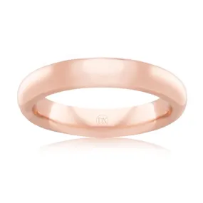 Full Dome 4mm - 18ct Rose Gold