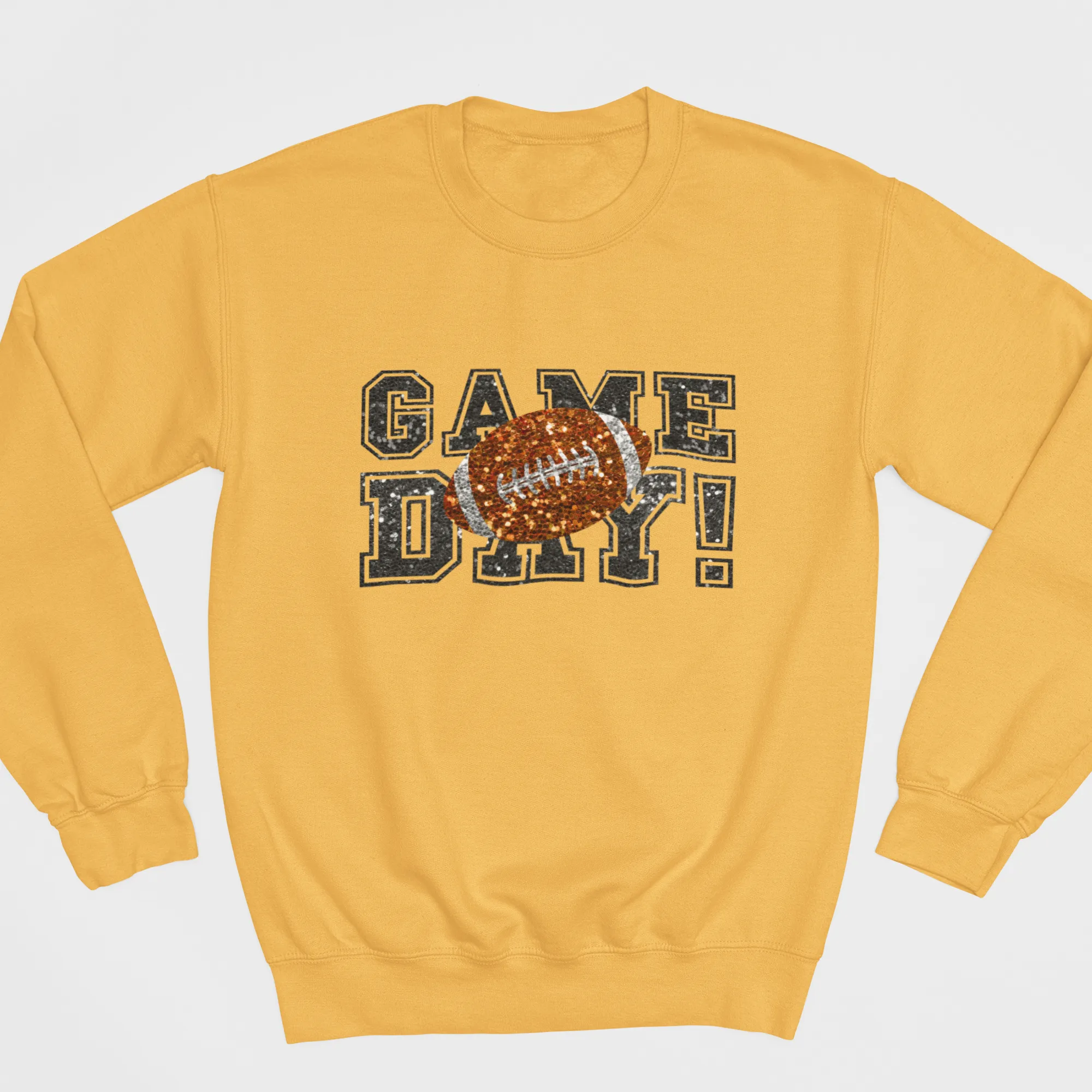 Game Day Glitter Graphic Sweatshirt