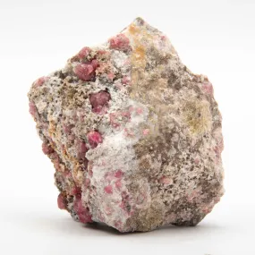 Garnet - Pink, Rough w/ Vesuvianite