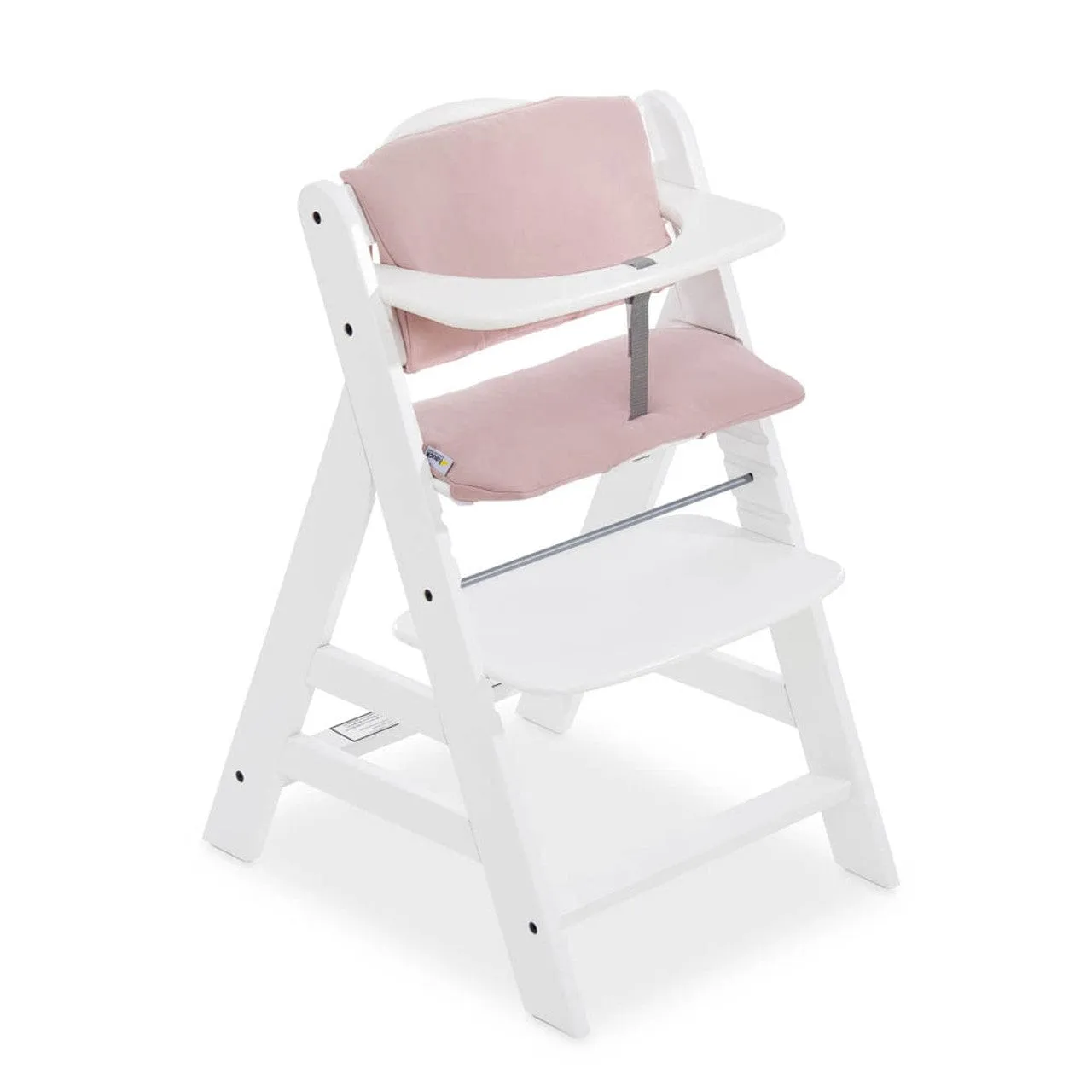 Hauck Alpha Highchair Seat Pad - Deluxe Stretch Rose