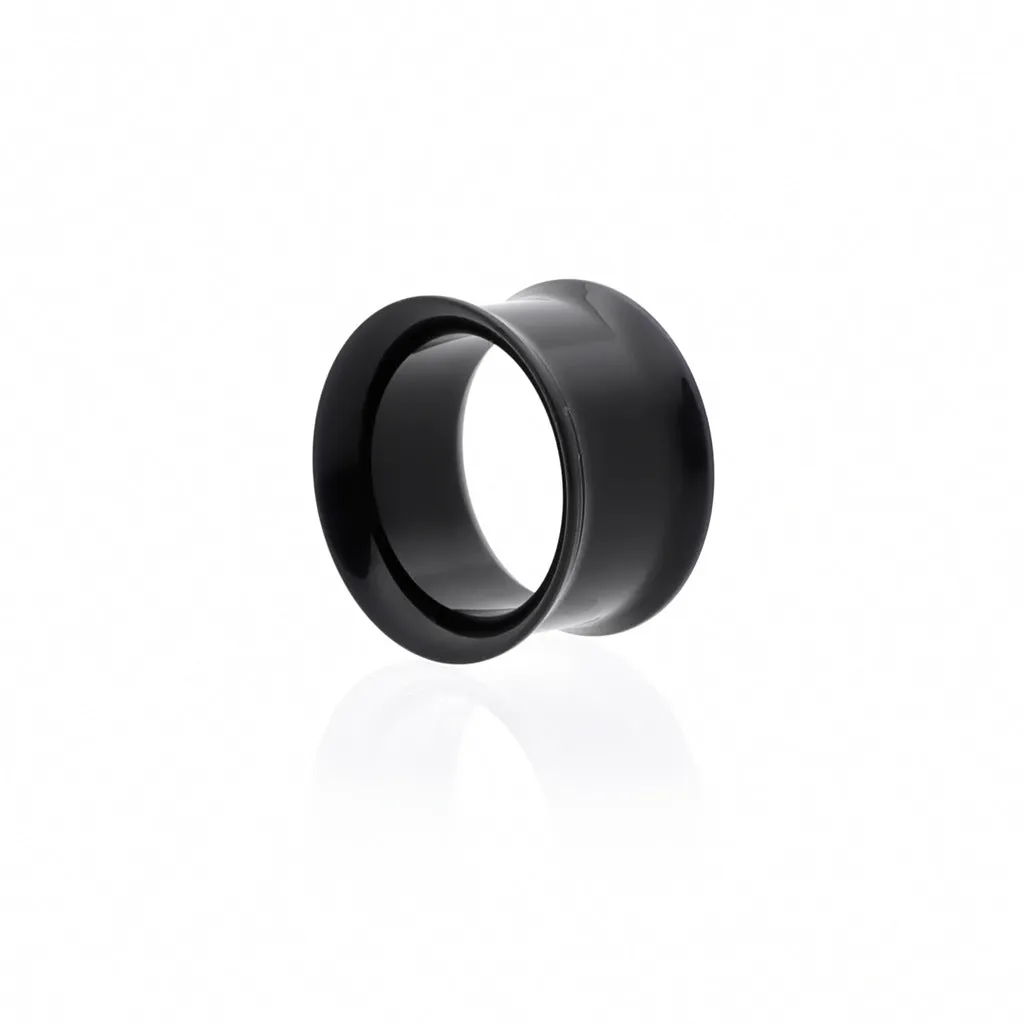 Hollow Saddle Acrylic Tunnels - Black