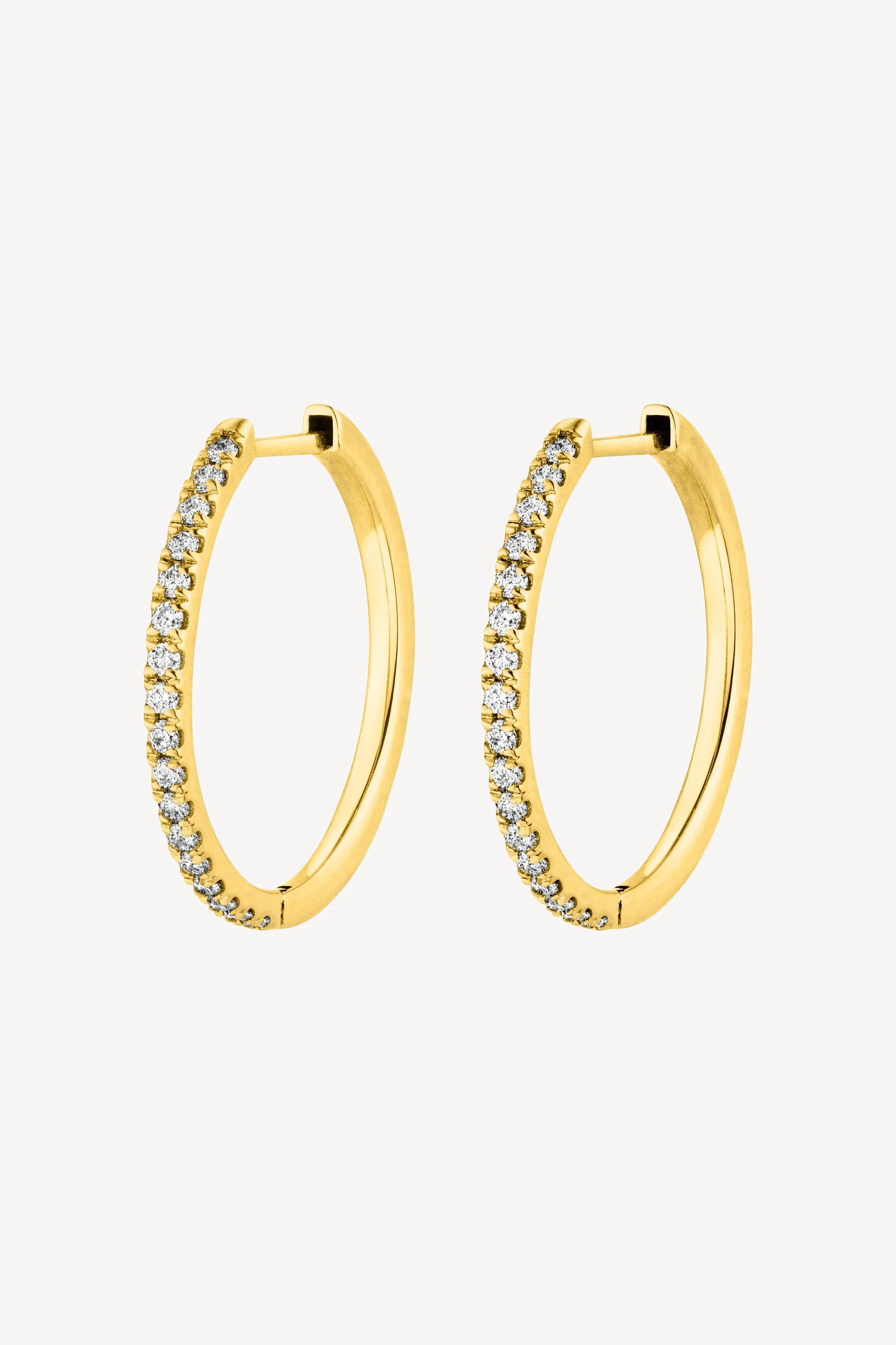 Hoops Diamond aus Gelbgold