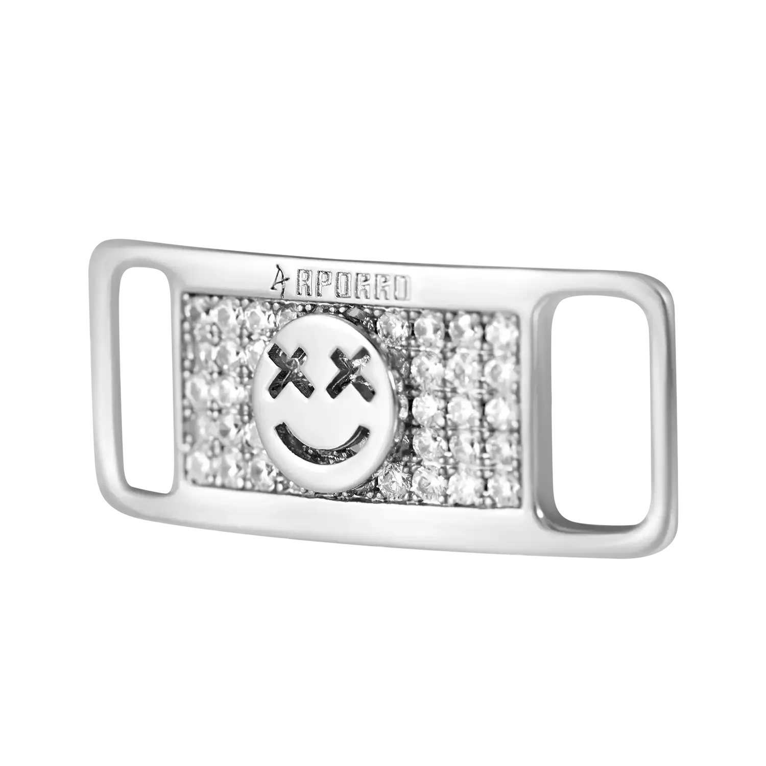 Iced Out Smiley Face Lace Lock