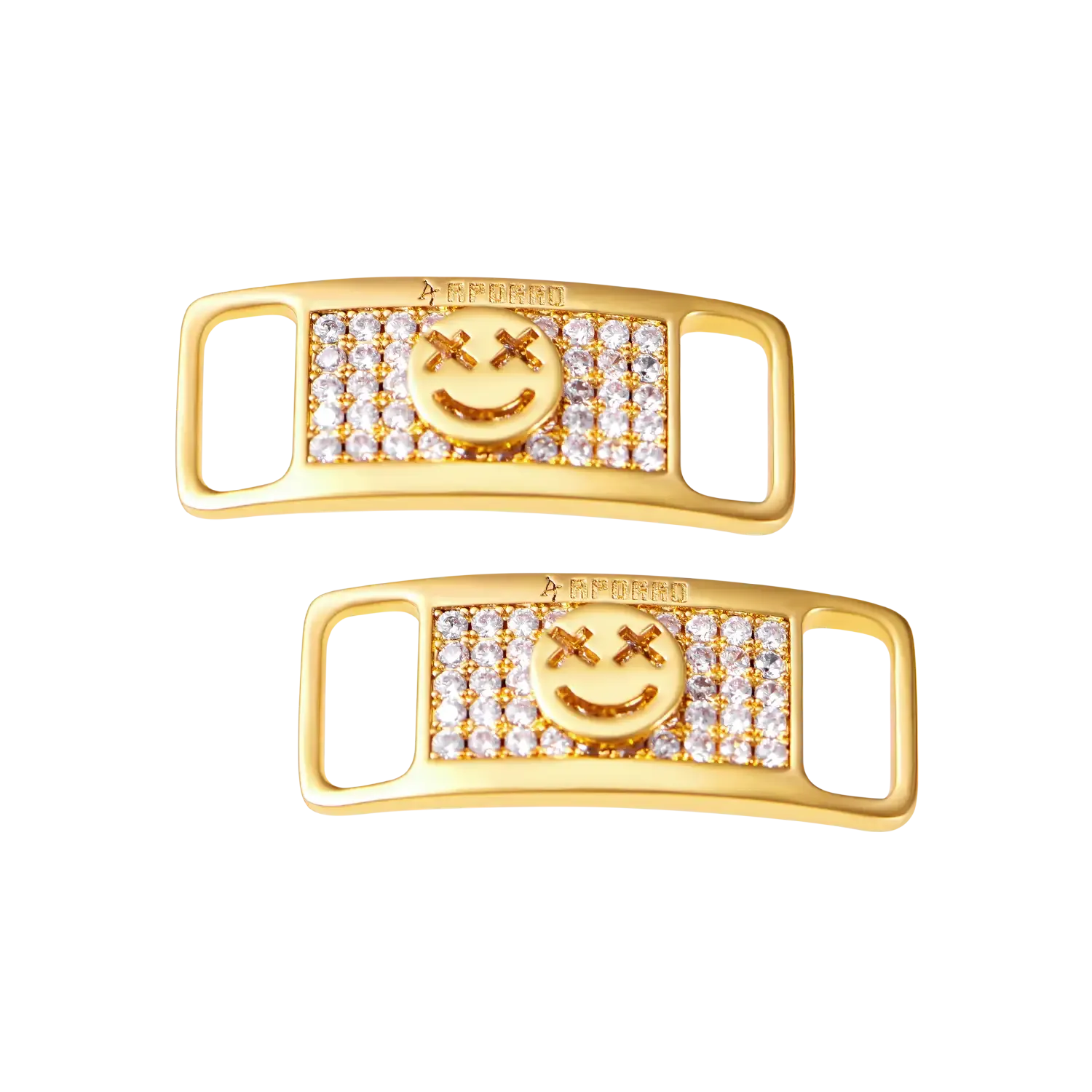 Iced Out Smiley Face Lace Lock