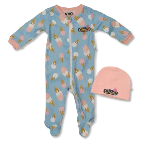 Infant Cones Sleeper w/ Beanie