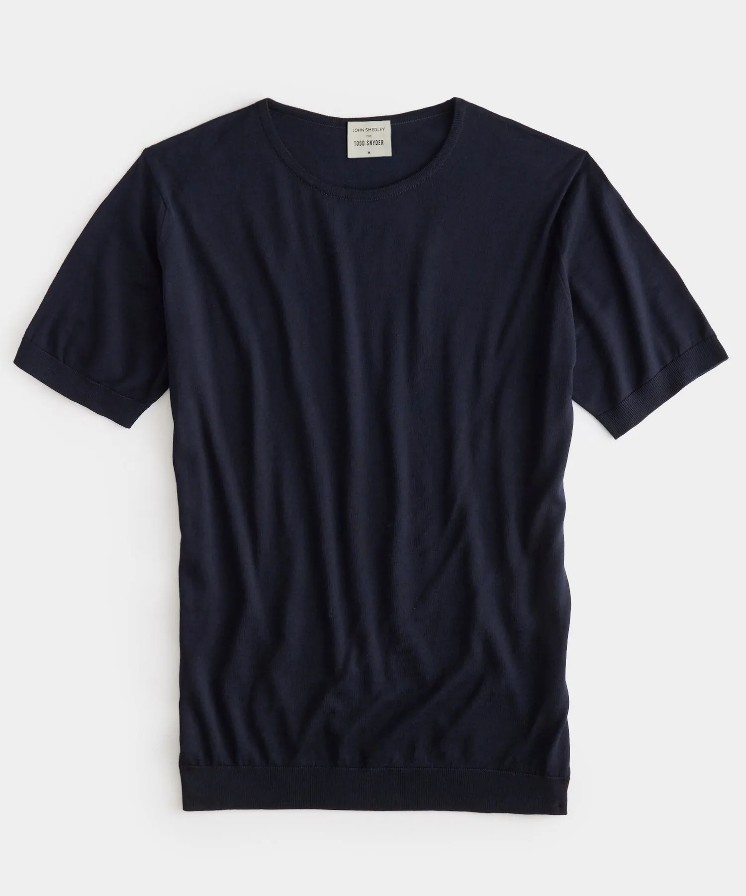 John Smedley x Todd Snyder Belden Tee In Navy