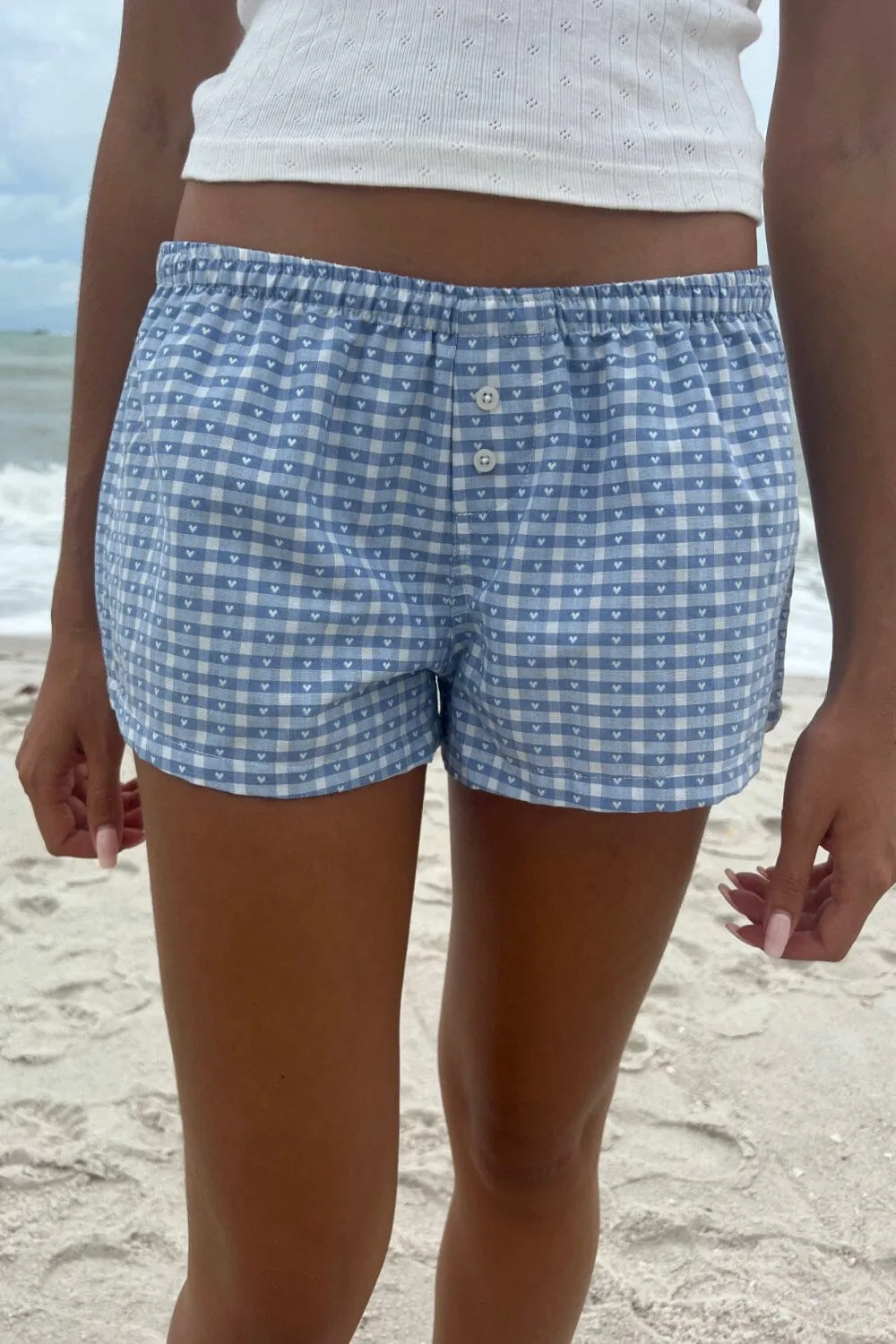 Keira Hearts Pajama Shorts