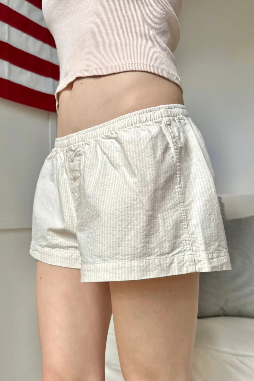 Keira Striped Pajama Shorts