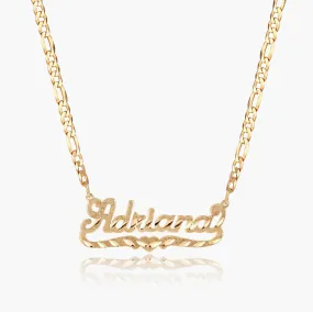 Kid's Diamond Cut Name Necklace