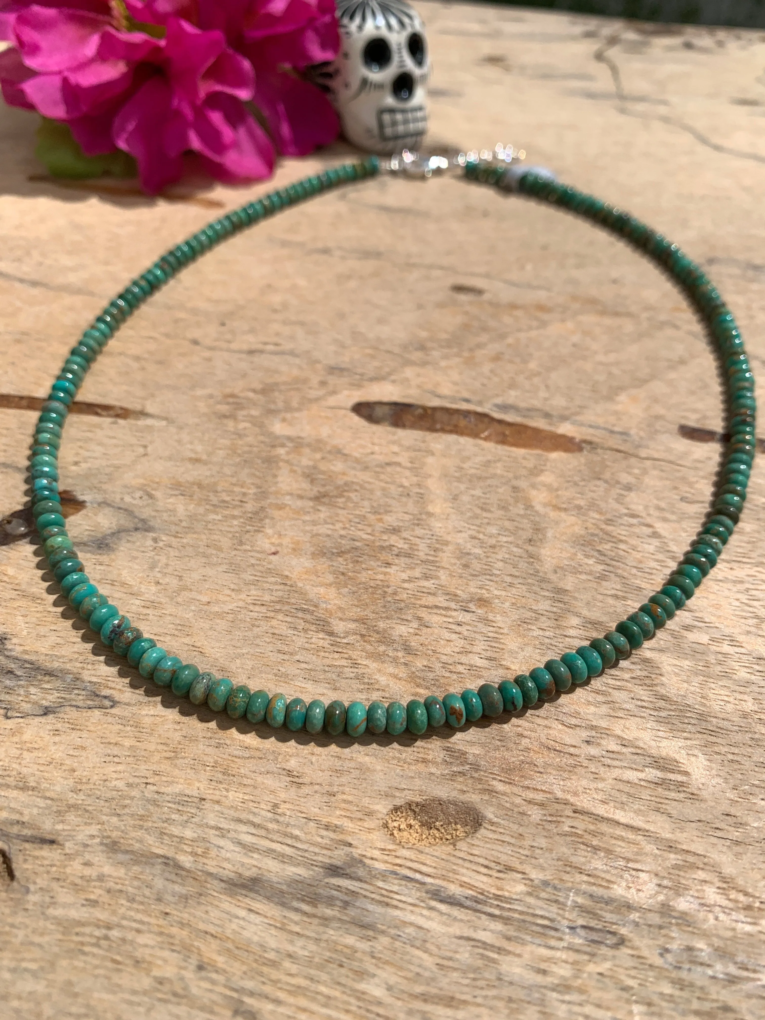 Kingman Round Bead Necklace