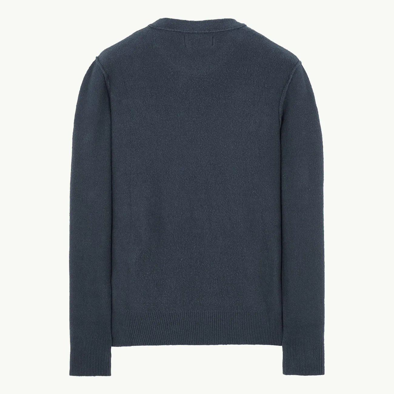 Knitwear Crew Terry Stone Island Logo - Dark Blue 2480