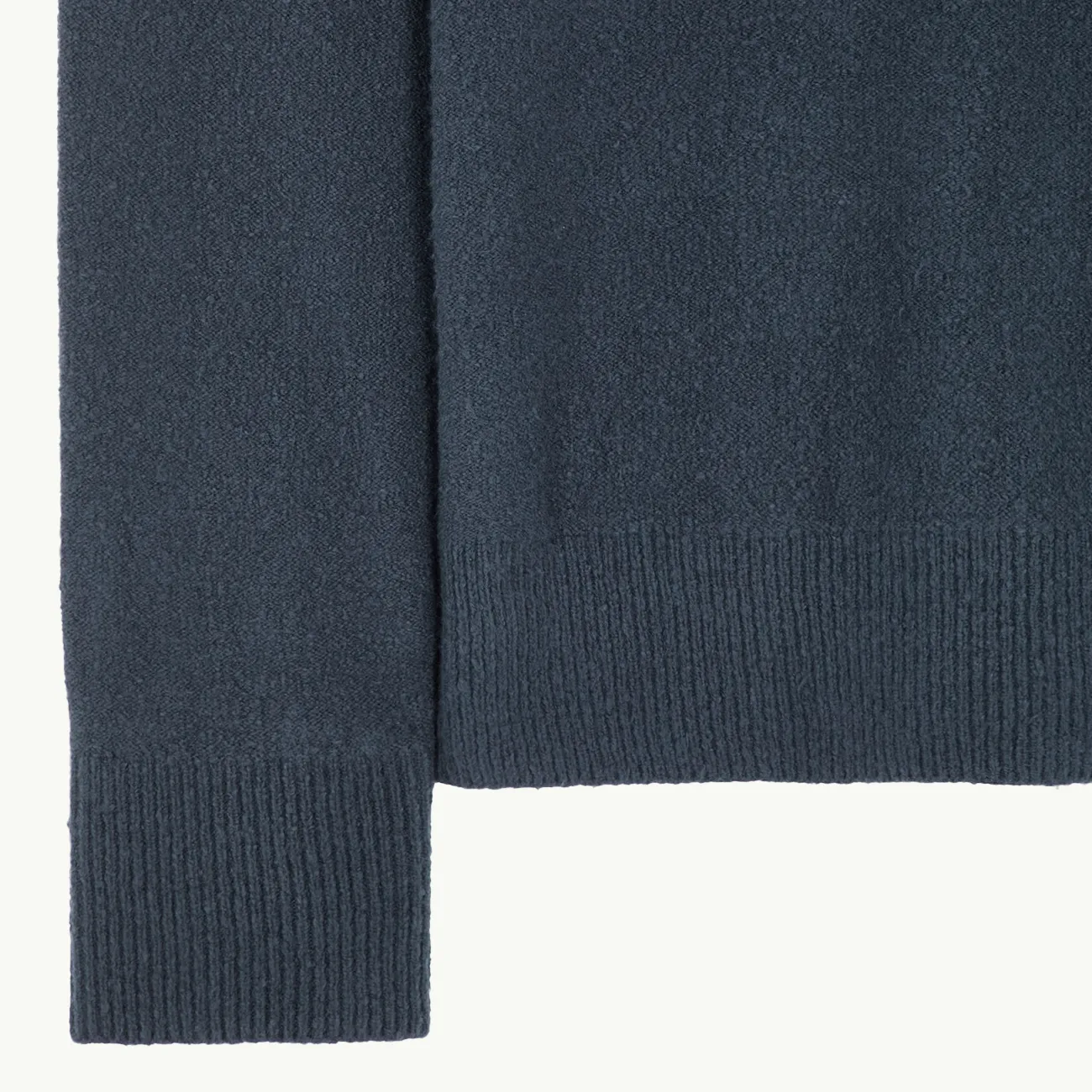 Knitwear Crew Terry Stone Island Logo - Dark Blue 2480