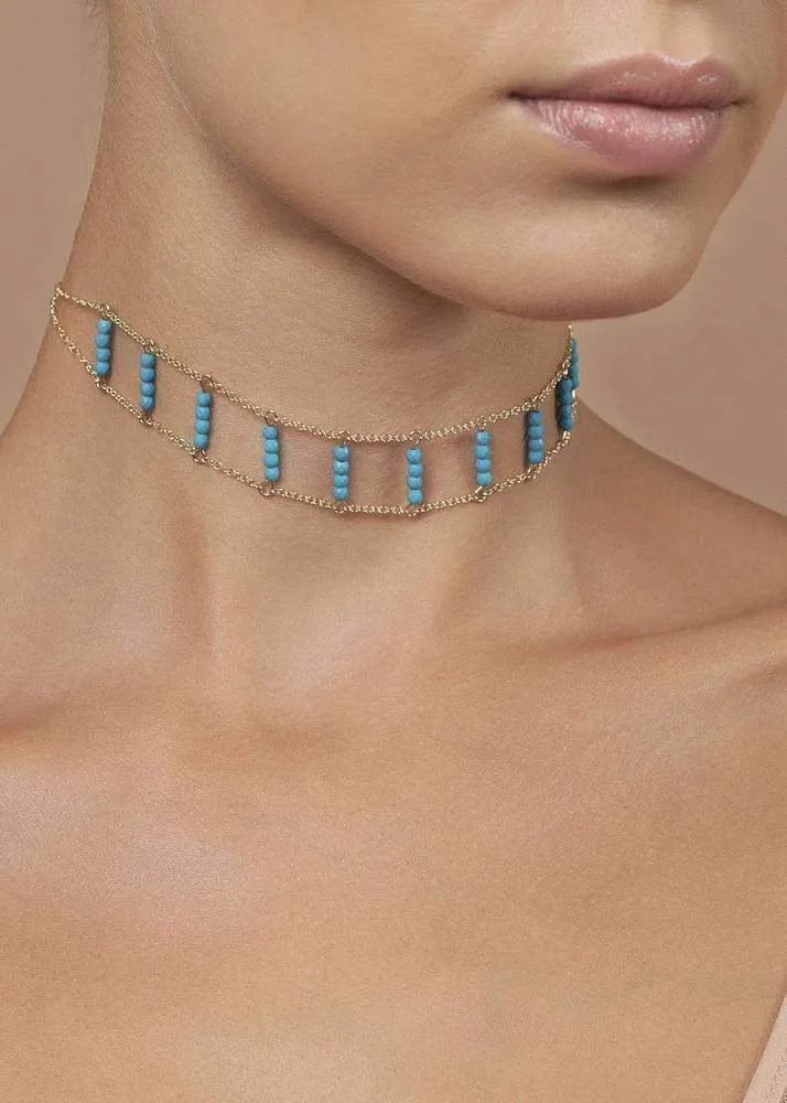 Ladders to Bliss Gemstone Choker