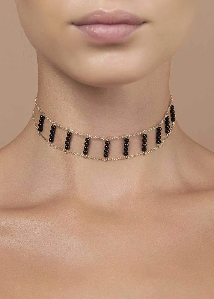 Ladders to Bliss Gemstone Choker