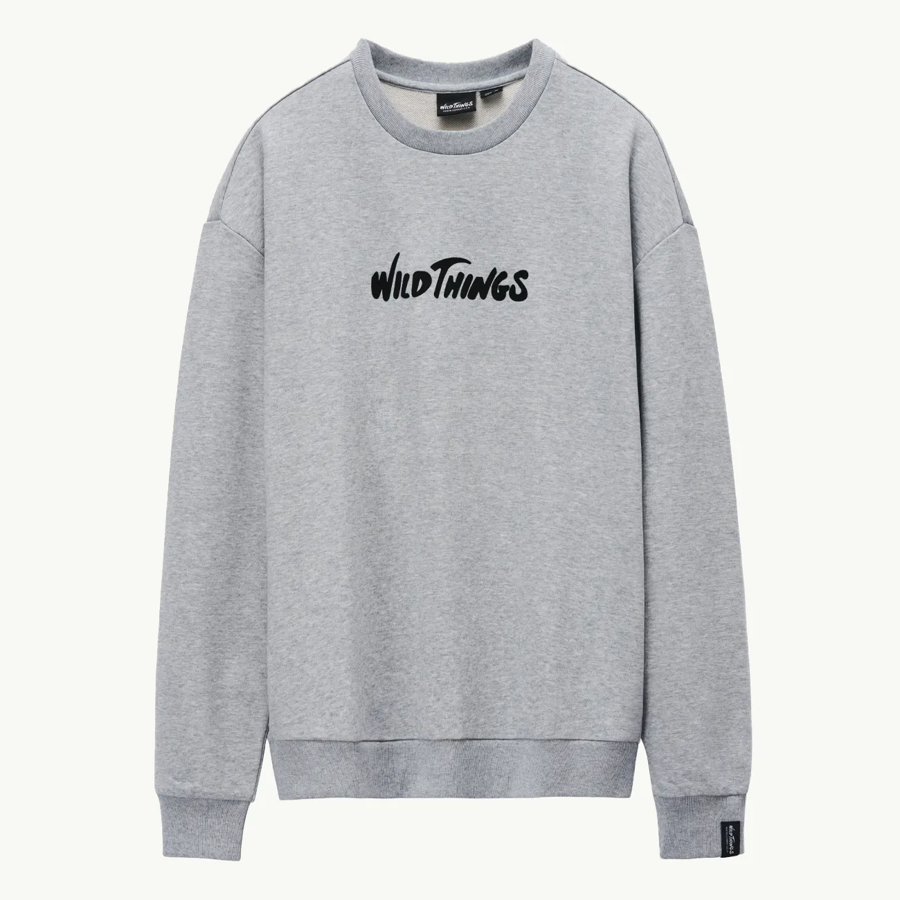 LOGO CREW NECK GREY