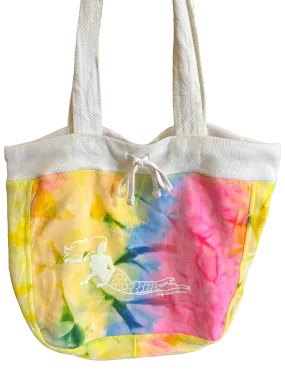 Long Island Mermaid Tie Dye Beach Bag