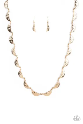 Lunar Jungle - Gold Paparazzi Necklace