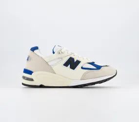 Mens New Balance 990V2 White Uk Size 6