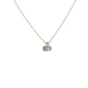 Micro Initial Necklace