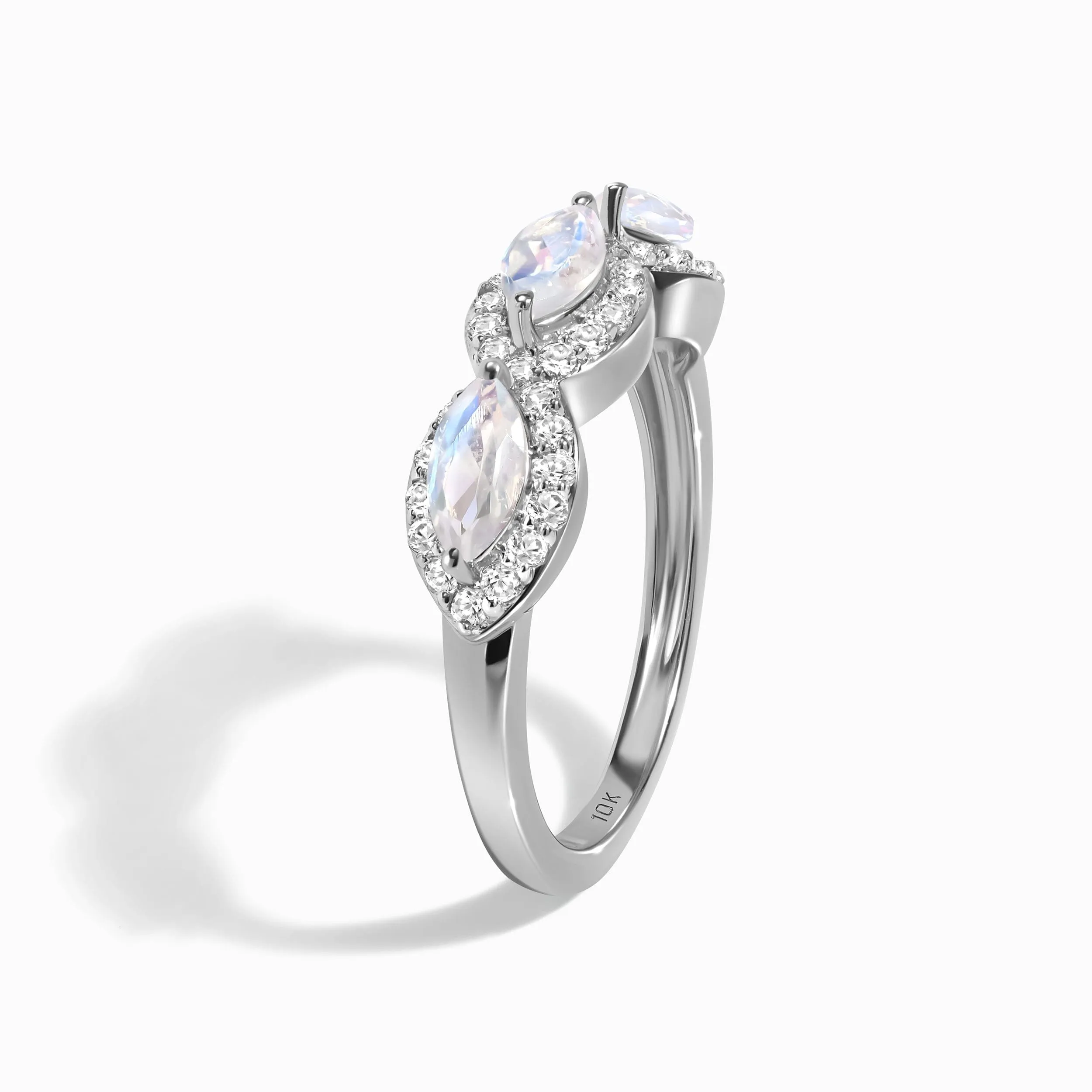 Moonstone Lab Diamond Ring - Euphoria