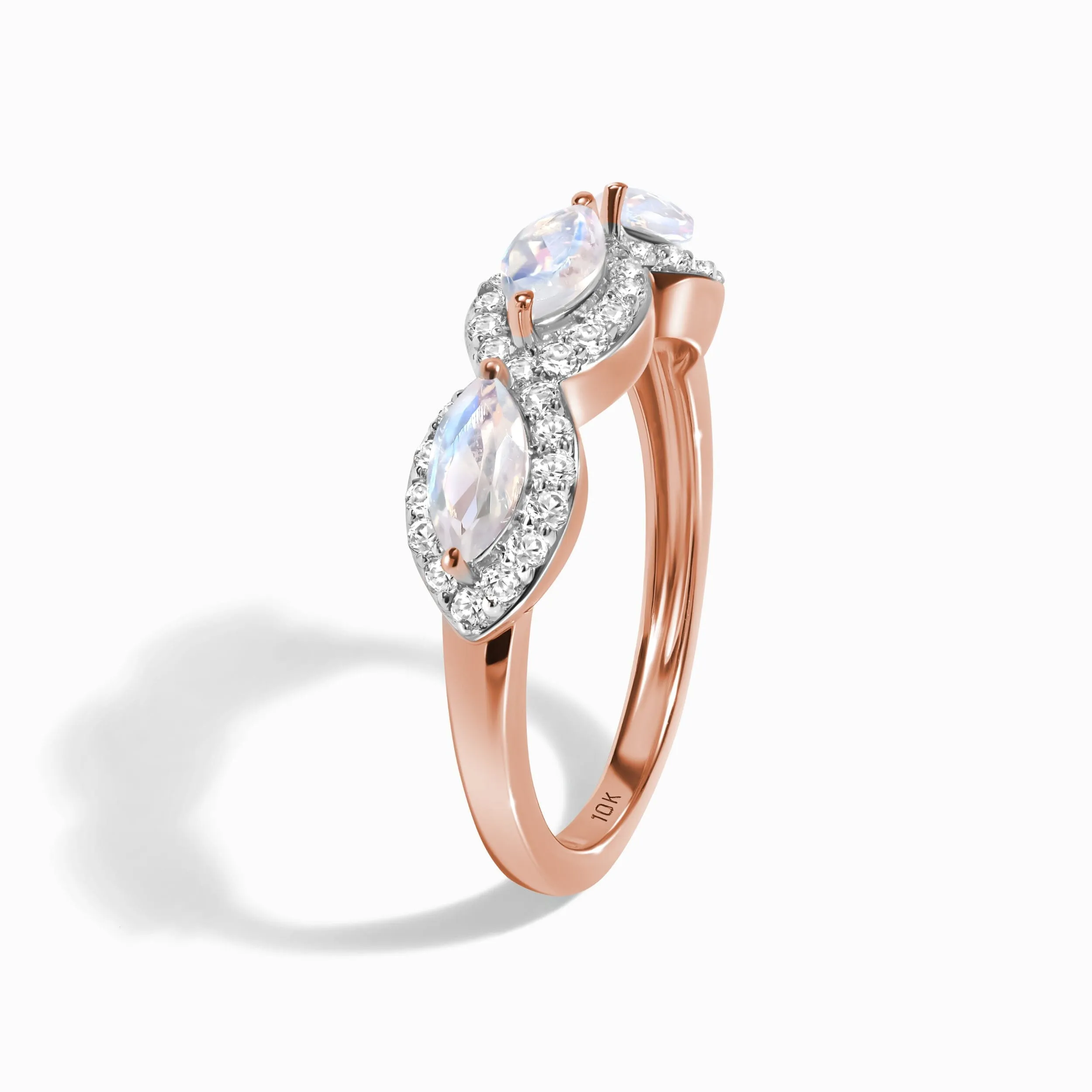 Moonstone Lab Diamond Ring - Euphoria