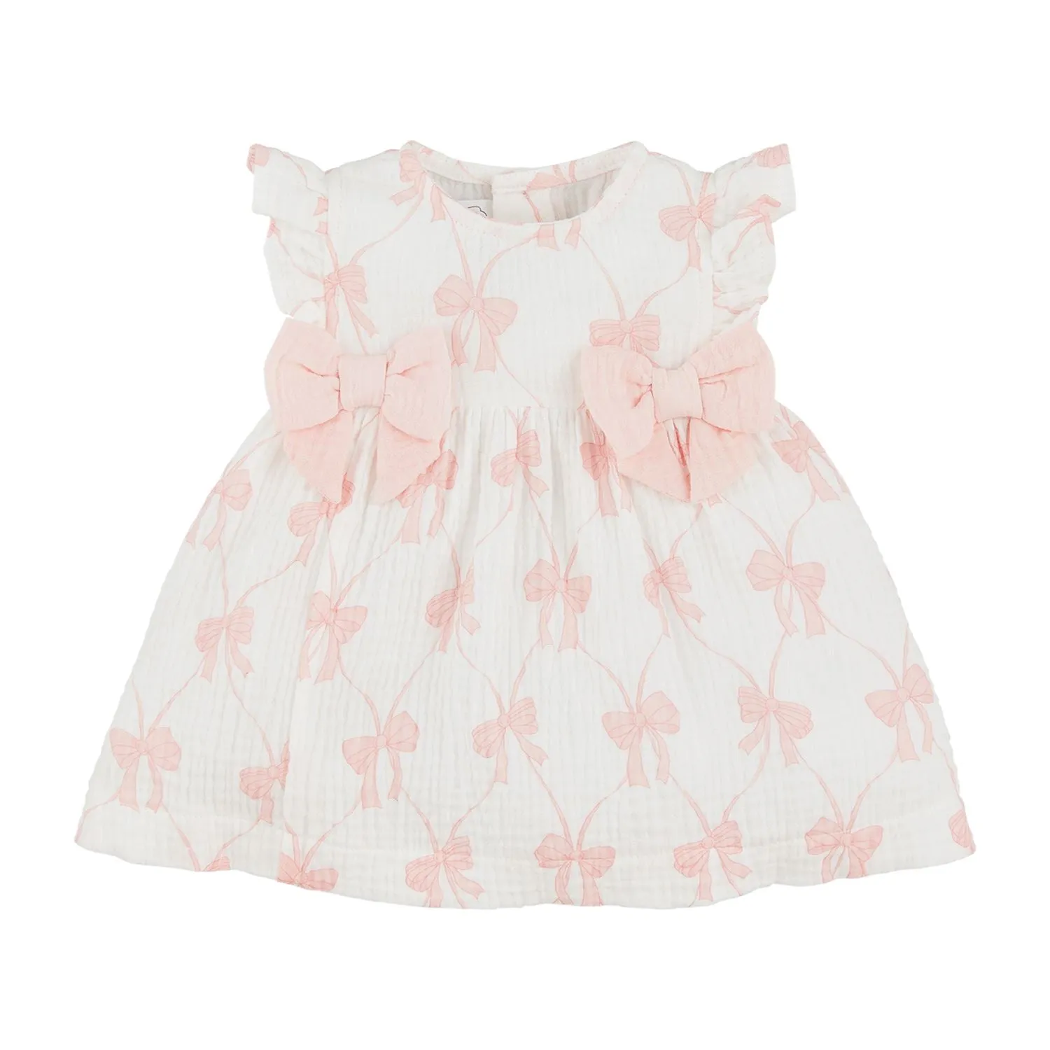 Mud Pie Bow Print Dress