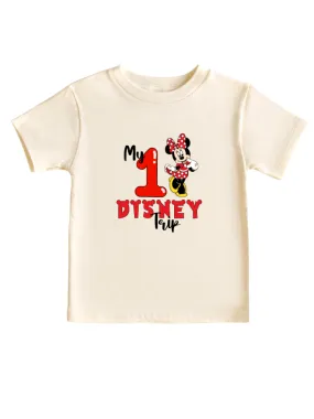 My first Disney trip girl toddler baby t-shirt, Minnie toddler baby, t-shirt. My first trip to Disney t-shirt.