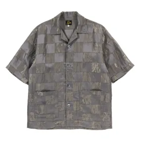 NEEDLES CABANA SHIRT BRIGHT CLOTH / CHECKER GREY